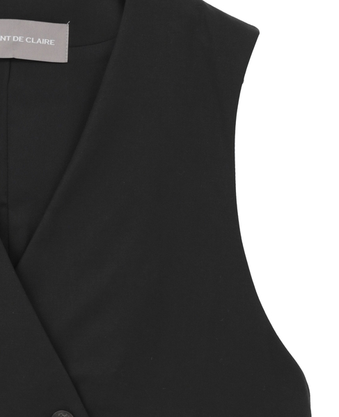 タックペプラムジレ 詳細画像 ブラック 14