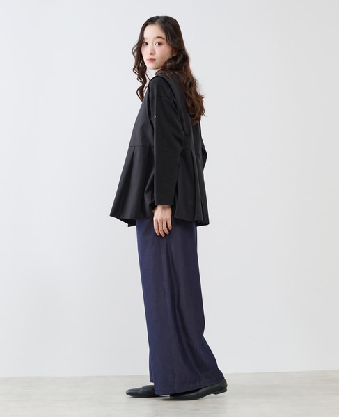 タックペプラムジレ 詳細画像 ブラック 5