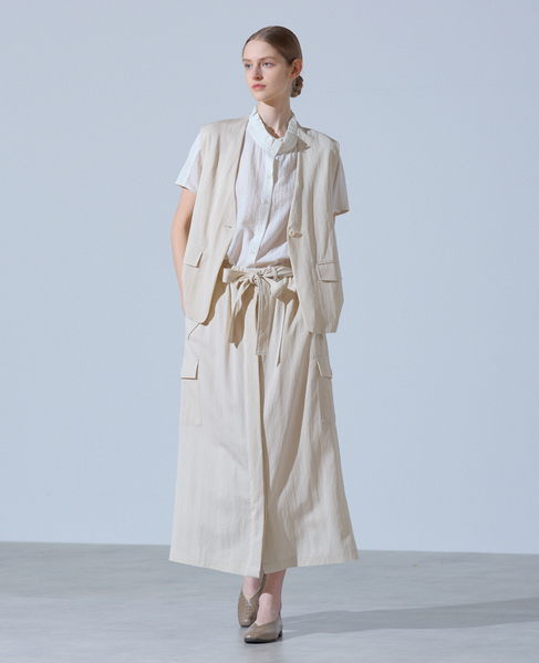 ポケット付きVネックジレ 詳細画像 キナリ 3