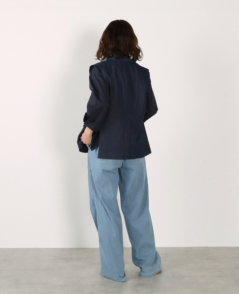 ポケット付きVネックジレ 詳細画像 ネイビー 6