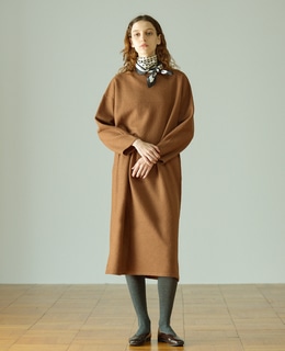 【LOURMARIN】ボトルネックニットワンピース