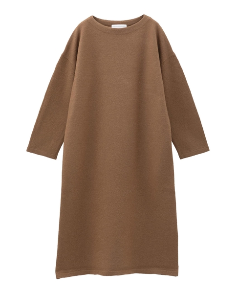 【LOURMARIN】ボトルネックニットワンピース 詳細画像 キャメル 3