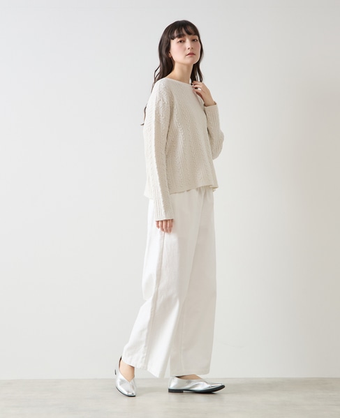 2WAYクルーネックカーディガン＆プルオーバー 詳細画像 オフホワイト 6
