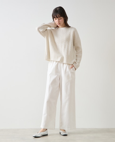2WAYクルーネックカーディガン＆プルオーバー 詳細画像 オフホワイト 7
