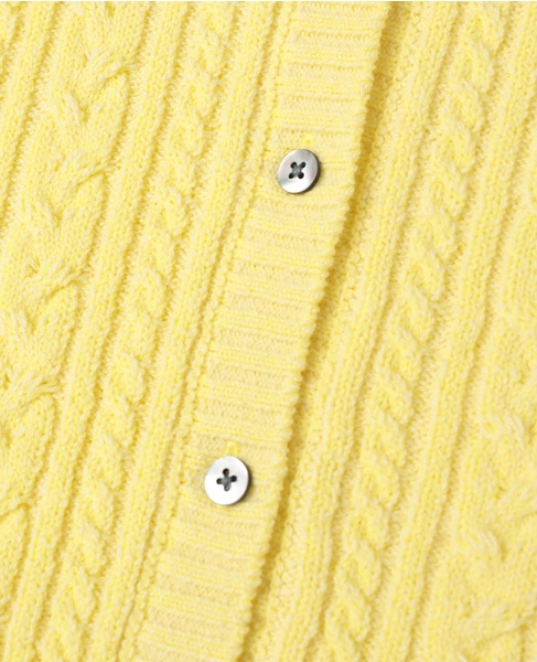 2WAYクルーネックカーディガン＆プルオーバー 詳細画像 イエロー 13