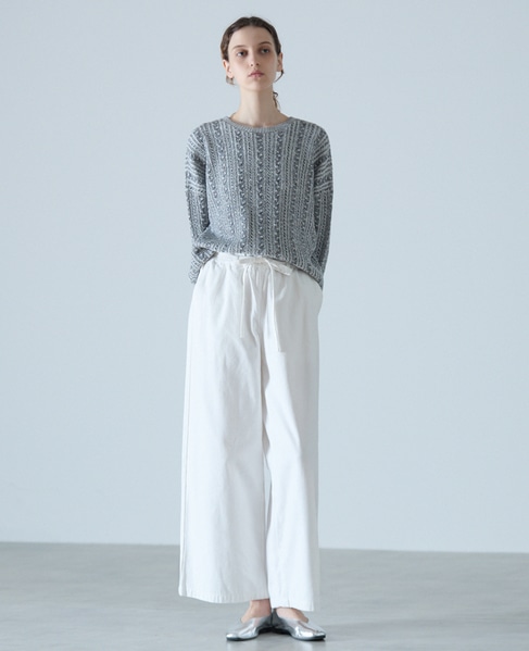 2WAYクルーネックカーディガン＆プルオーバー 詳細画像 ブラック 2