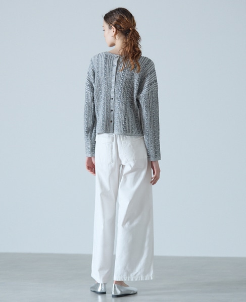 2WAYクルーネックカーディガン＆プルオーバー 詳細画像 ブラック 3