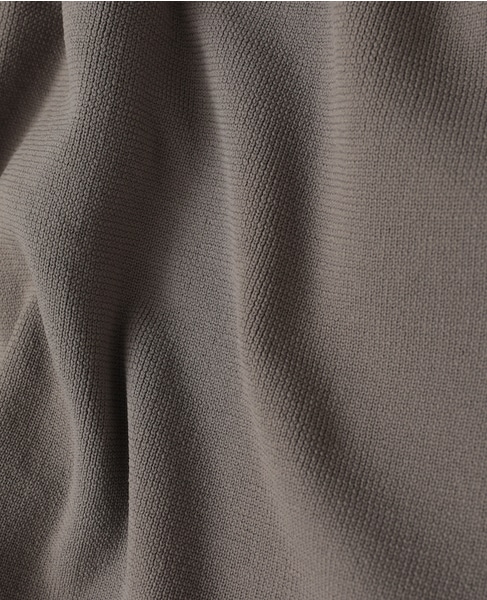 【LOURMARIN】衿付きパール釦ニットカーディガン 詳細画像 グレー 16