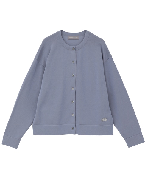 クルーネック長袖カーディガン 詳細画像 ブルー 10