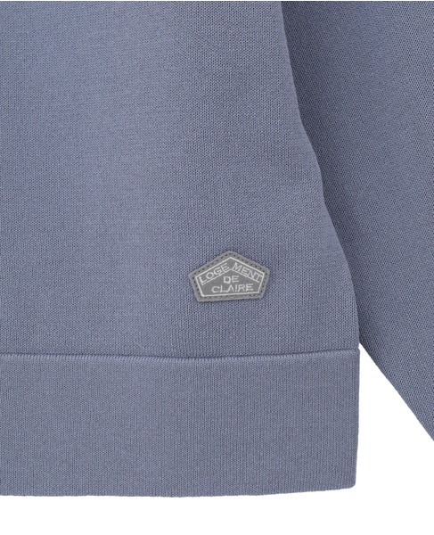 クルーネック長袖カーディガン 詳細画像 ブルー 14