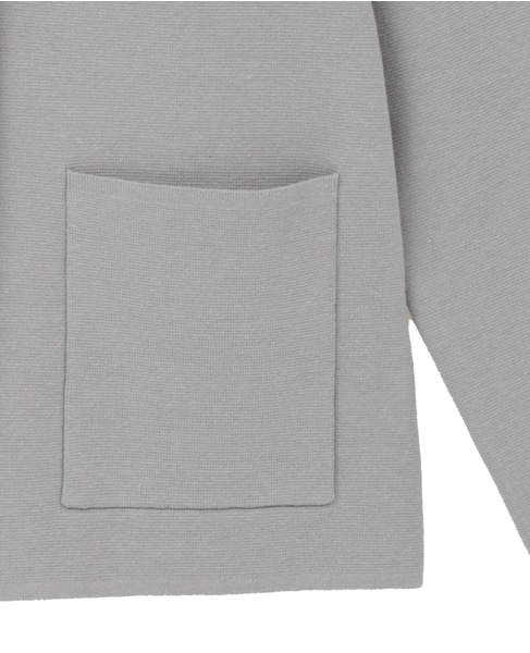 テーラードニットジャケット 詳細画像 グレー 14