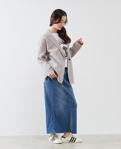 テーラードニットジャケット 詳細画像 グレー 8