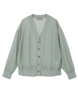 Vネックカーディガン