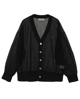 Vネックカーディガン