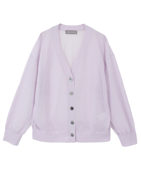 Vネックカーディガン 詳細画像 ラベンダー 1