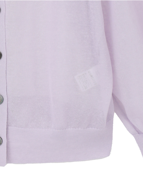 Vネックカーディガン 詳細画像 ラベンダー 5