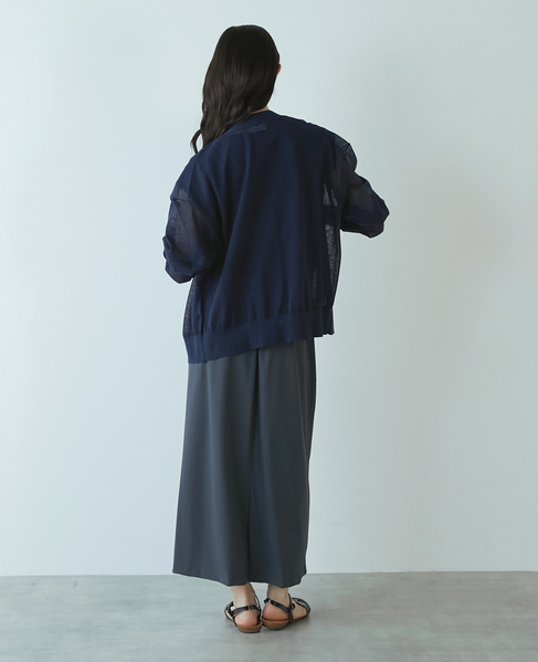 Vネックカーディガン 詳細画像 ネイビー 5