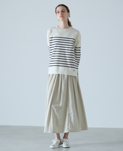 バスクボーダークルーニット 詳細画像 オフホワイト 2