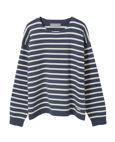 ボーダーボートネックニット 詳細画像 ネイビー 10
