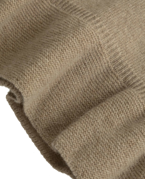 【LOURMARIN】裾フリルクルーネックニット 詳細画像 ベージュ 14