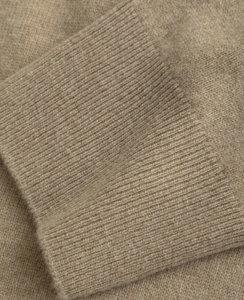 【LOURMARIN】裾フリルクルーネックニット 詳細画像 ベージュ 15