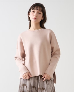 クルーネックニットプルオーバー