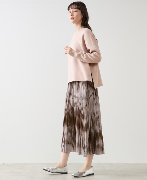 クルーネックニットプルオーバー 詳細画像 ライトピンク 3