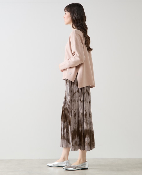 クルーネックニットプルオーバー 詳細画像 ライトピンク 4