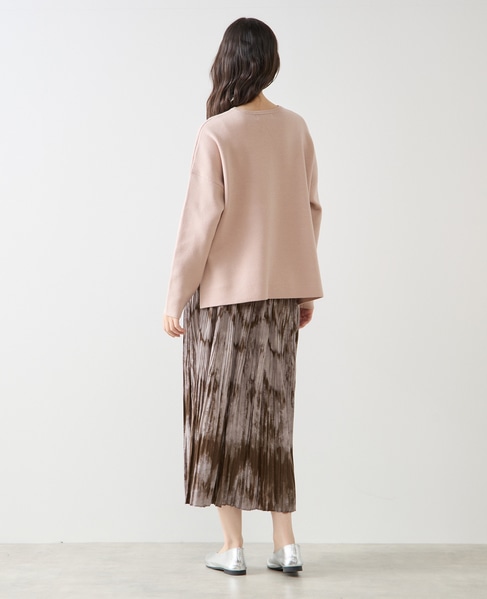 クルーネックニットプルオーバー 詳細画像 ライトピンク 5