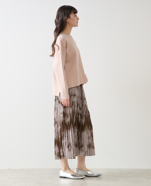 クルーネックニットプルオーバー 詳細画像 ライトピンク 7