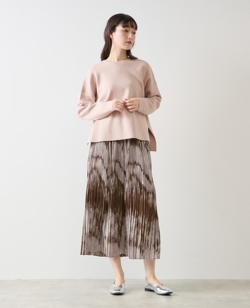 クルーネックニットプルオーバー 詳細画像 ライトピンク 9