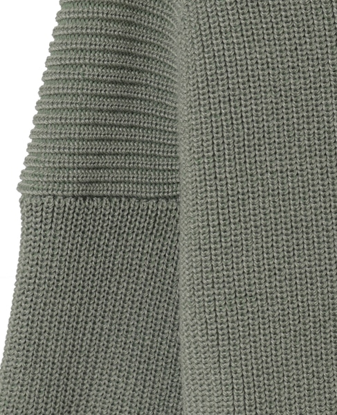 Vネック片畦プルオーバー 詳細画像 カーキ 10