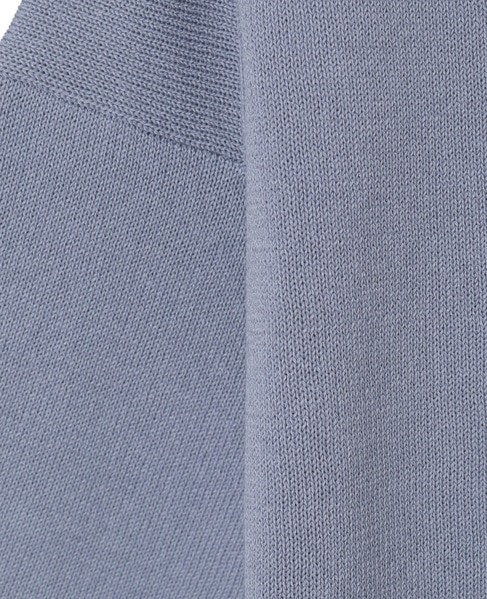 クルーネック5分袖ニットプルオーバー 詳細画像 ブルー 16