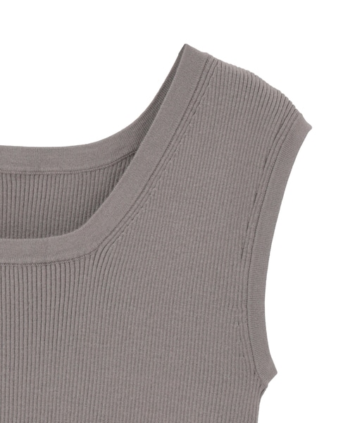 ハイゲージリブノースリーブプルオーバー 詳細画像 ブラウン系その他 17