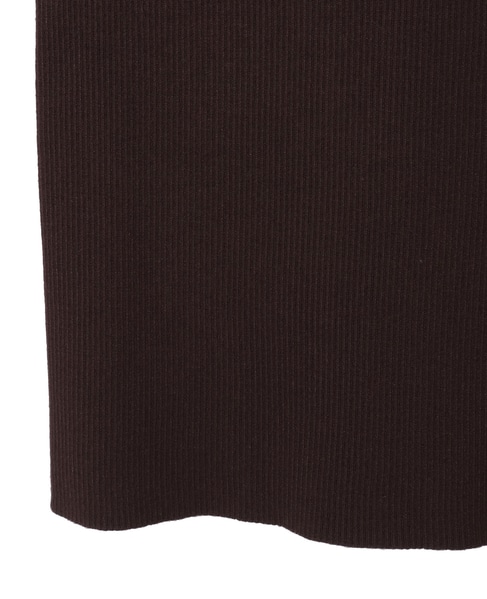 ハイゲージリブノースリーブプルオーバー 詳細画像 ブラウン 16