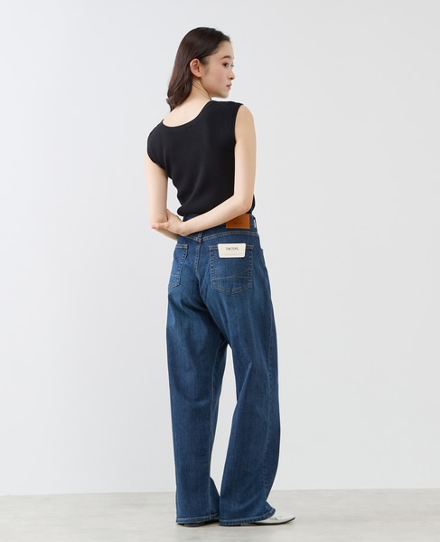 ハイゲージリブノースリーブプルオーバー 詳細画像 ブラック 8