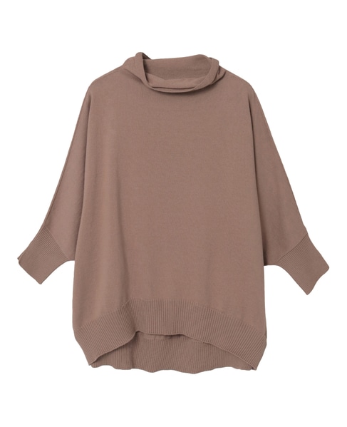 【LOURMARIN】コットンリネン天竺ドルマンニット 詳細画像 モカ 11