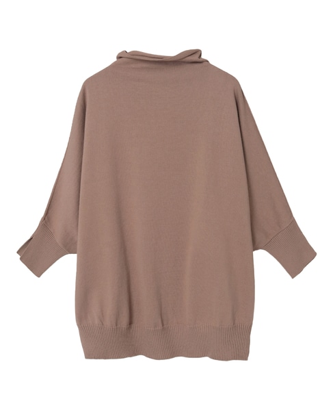 【LOURMARIN】コットンリネン天竺ドルマンニット 詳細画像 モカ 12