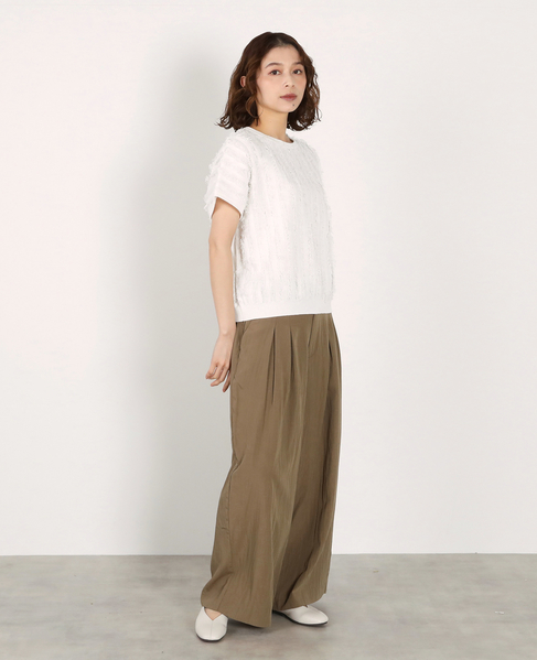 フリンジニット 詳細画像 オフホワイト 10