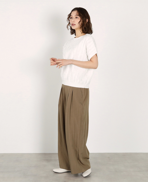 フリンジニット 詳細画像 オフホワイト 5