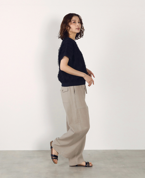 フリンジニット 詳細画像 ダークネイビー 12