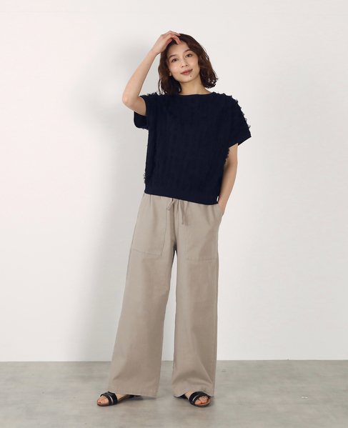 フリンジニット 詳細画像 ダークネイビー 2