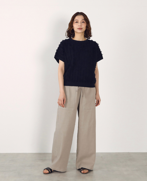 フリンジニット 詳細画像 ダークネイビー 3