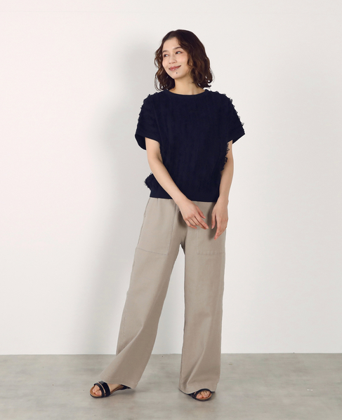 フリンジニット 詳細画像 ダークネイビー 6