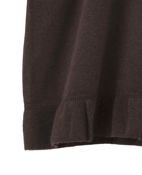 【LOURMARIN】裾フリルVネックジレ 詳細画像 ブラウン 13