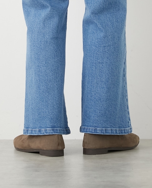 《追加》Vカットフラットシューズ 詳細画像 グレイッシュベージュ 2