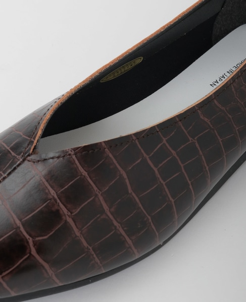 《追加》Vカットフラットシューズ 詳細画像 ブラウン 11