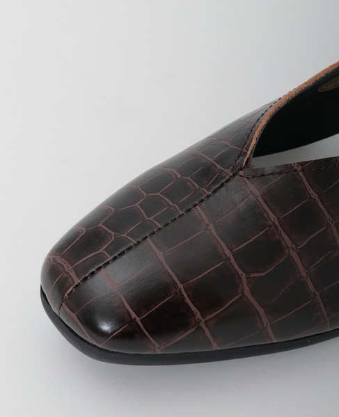 《追加》Vカットフラットシューズ 詳細画像 ブラウン 12