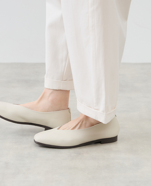 Vカットフラットシューズ 詳細画像 ライトグレー 3