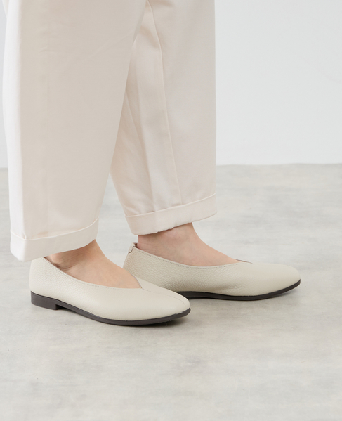 Vカットフラットシューズ 詳細画像 ライトグレー 8